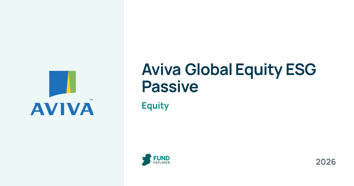 Global Equity Esg Passive Series 1 pension fund by Aviva — National Pension Helpline