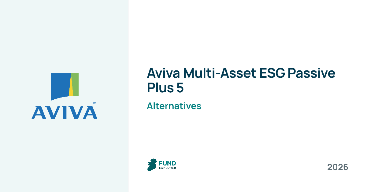 Multi Asset Esg Passive Plus 5 Series 1 pension fund by Aviva — National Pension Helpline
