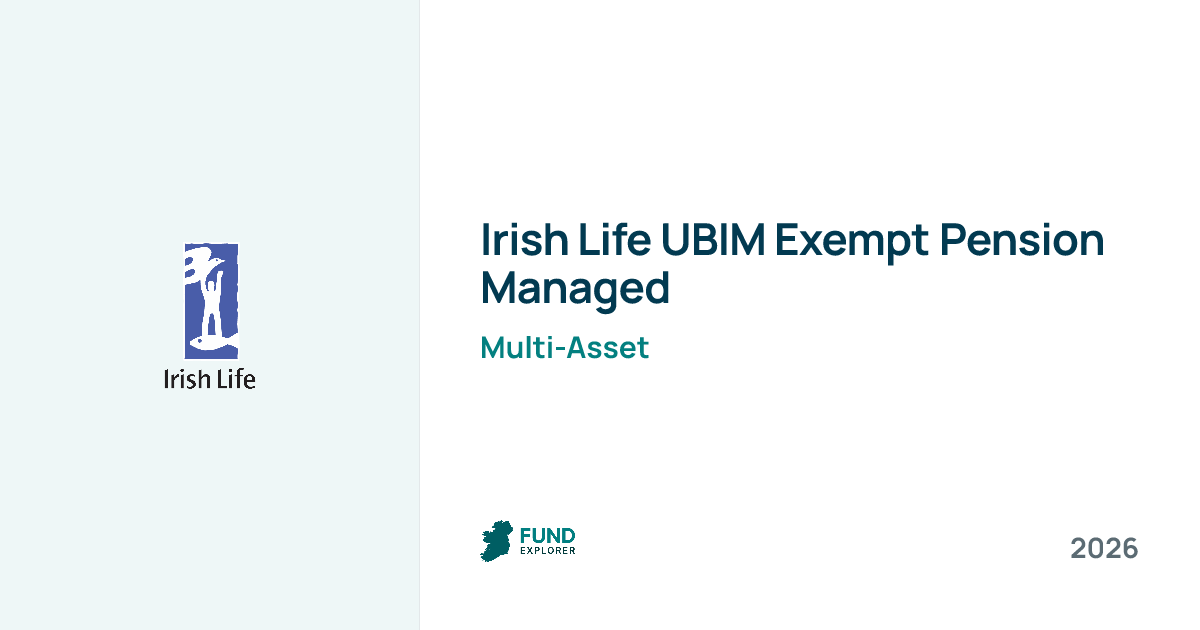 Ubim Exempt Pension Managed pension fund by Irish Life — National Pension Helpline