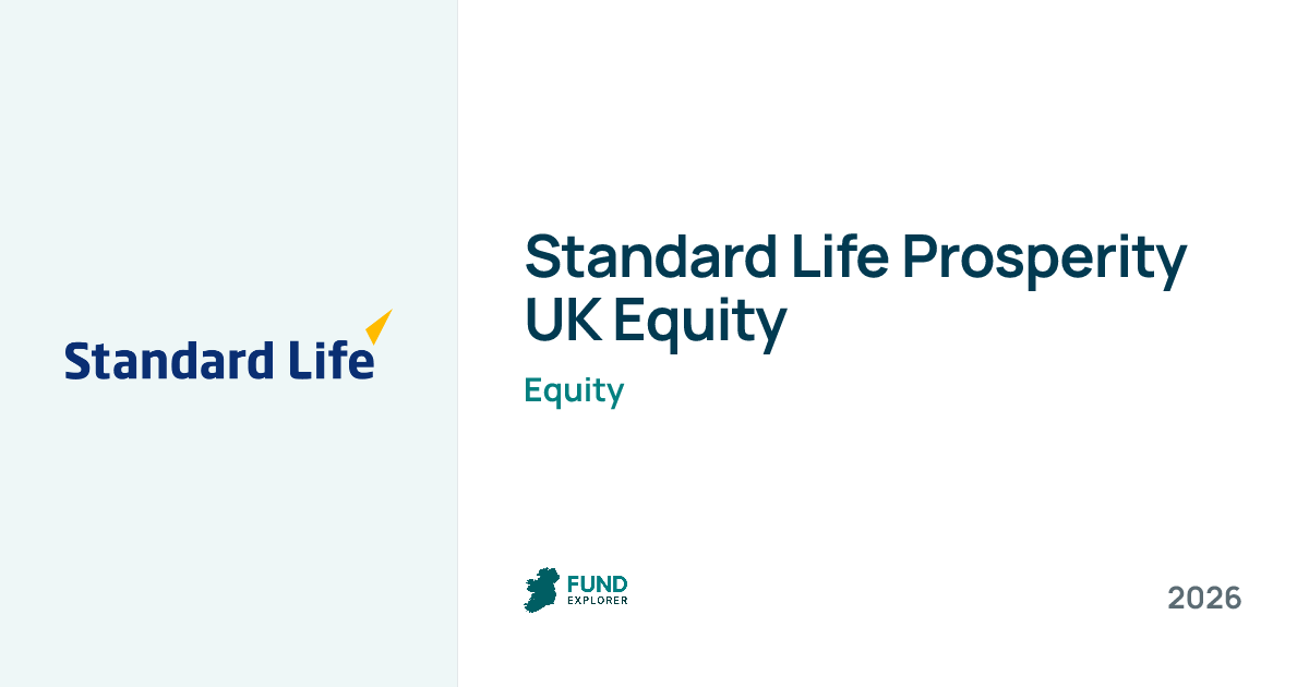 Prosperity Uk Equity 6 G pension fund by Standard Life — National Pension Helpline