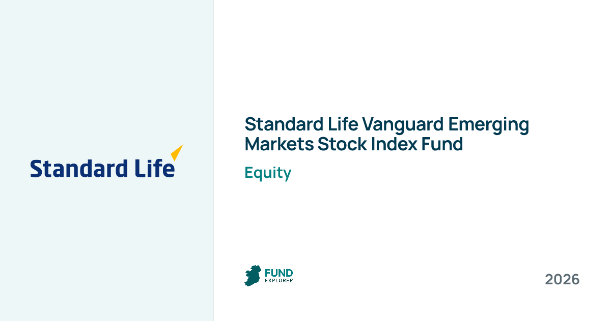 Vanguard Emerging Markets Stock Index Fund pension fund by Standard Life — National Pension Helpline
