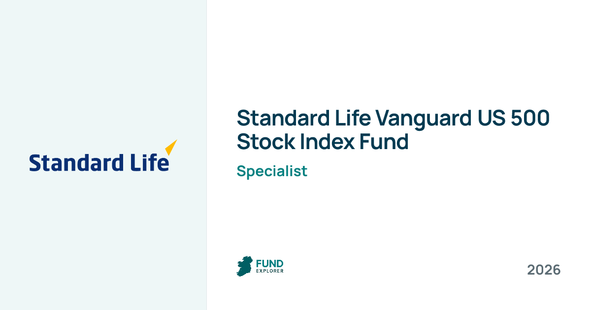 Vanguard Us 500 Stock Index Fund S9 pension fund by Standard Life — National Pension Helpline